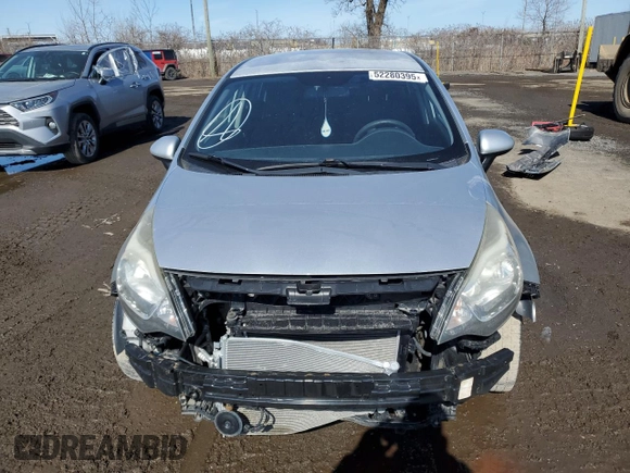 2015 Kia Rio LX with VIN KNADM4A39F6514695, listed as a Copart auction lot 52280395 with 136,824 mi miles and Salvage Title. Bid and sale history available at carsss.com. Image 5.
