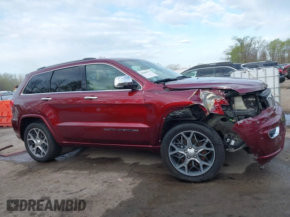 2019 Jeep Grand Cherokee High Altitude z VIN 1C4RJFCT3KC621988, wystawiony jako IAAI lot #41984172 z przebiegiem 40 990 mil mil oraz . Historia ofert i sprzedaży dostępna na DreamBid. Obrazek 14.