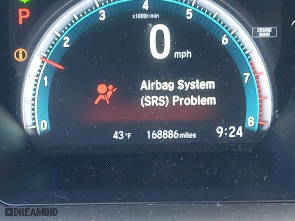 2017 Honda Civic Sedan EX with VIN 19XFC2F74HE082111, listed as a IAAI auction lot 41444908 with 168,886 mi miles. Bid and sale history available at carsss.com. Image 15.