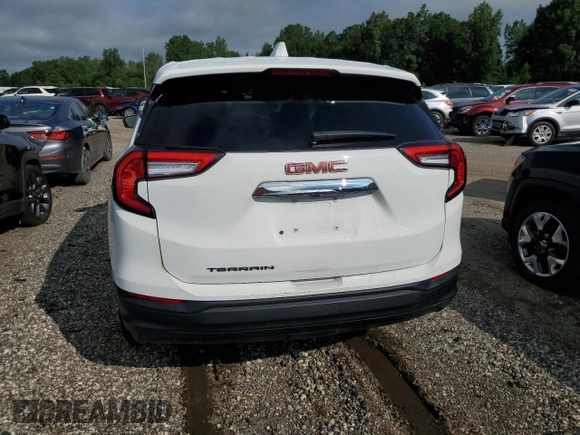 2023 GMC Terrain SLE with VIN 3GKALMEGXPL162082, listed as a Copart auction lot 63858125 with 146,913 mi miles and Clean title. Bid and sale history available at DreamBid. Image 6.