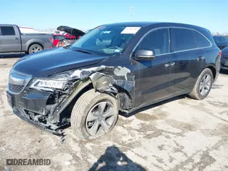 2016 Acura MDX with VIN 5FRYD4H24GB021643, listed as a IAAI auction lot 41704780 with 87,954 mi miles. Bid and sale history available at carsss.com. Image 17.