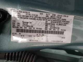2012 Ford Focus SE with VIN 1FAHP3F21CL142407, listed as a Copart auction lot 48551205 with 174,935 mi miles and Salvage Title. Bid and sale history available at carsss.com. Image 14.