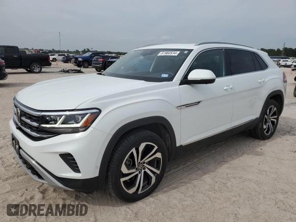 2021 Volkswagen Atlas SEL Premium z VIN 1V2TE2CA1MC220572, wystawiony jako Copart lot #61960534 z przebiegiem 35 929 mil mil oraz Szkoda całkowita • Salvage title. Historia ofert i sprzedaży dostępna na DreamBid. Obrazek 1.