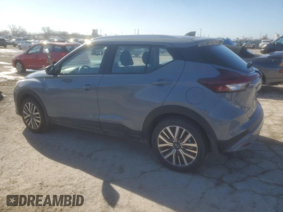 2024 Nissan Kicks SV with VIN 3N1CP5CVXRL554615, listed as a Copart auction lot 44043855 with 2,214 mi miles and Salvage Title. Bid and sale history available at carsss.com. Image 2.