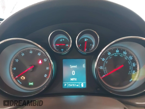 2012 Buick Regal Premium 1 with VIN 2G4GS5EK7C9208222, listed as a IAAI auction lot 42298107 with 154,761 mi miles and . Bid and sale history available at DreamBid. Image 7.