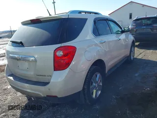 2013 Chevrolet Equinox LTZ with VIN 1GNALFEK3DZ123471, listed as a IAAI auction lot 41534016 with 121,620 mi miles. Bid and sale history available at carsss.com. Image 4.