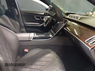 2021 Mercedes-Benz S 580 z VIN W1K6G7GB4MA018058, wystawiony jako IAAI lot #42216352 z przebiegiem 4 445 mil mil oraz . Historia ofert i sprzedaży dostępna na DreamBid. Obrazek 5.