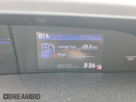 2012 Honda Civic EX with VIN 2HGFB2F80CH541919, listed as a Copart auction lot 53491455 with 82,122 mi miles and Salvage Title. Bid and sale history available at DreamBid. Image 9.