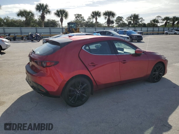 2019 Mazda Mazda3 Hatchback w/Premium Pkg with VIN JM1BPBNM9K1126723, listed as a Copart auction lot 75910314 with 15,366 mi miles and Non Repairable. Bid and sale history available at carsss.com. Image 3.