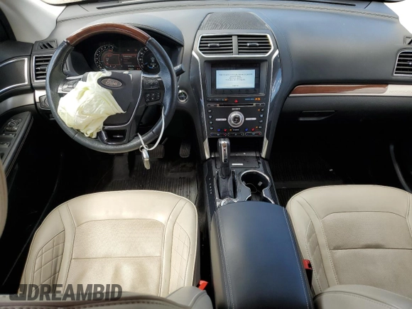 2018 Ford Explorer Platinum with VIN 1FM5K8HT8JGB08741, listed as a Copart auction lot 57678785 with 81,335 mi miles and Salvage title. Bid and sale history available at DreamBid. Image 8.