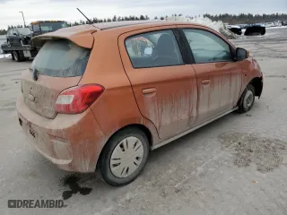2017 Mitsubishi Mirage ES with VIN ML32A3HJ8HH013115, listed as a Copart auction lot 44993195 with 132,286 mi miles and Salvage Title. Bid and sale history available at carsss.com. Image 3.