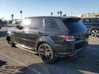 2017 Land Rover Range Rover Sport HSE Dynamic with VIN SALWV2FV4HA143185, listed as a Copart auction lot 46954895 with 81,128 mi miles and Salvage Title. Bid and sale history available at carsss.com. Image 2.