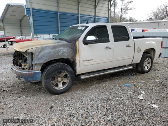 2011 GMC Sierra 1500 SLE with VIN 3GTP1VE02BG304558, listed as a Copart auction lot 49127055 with 0 mi miles and Salvage Title. Bid and sale history available at carsss.com. Image 1.