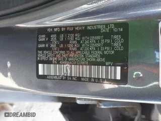 2015 Subaru Outback 2.5i with VIN 4S4BSAAC6F3239878, listed as a IAAI auction lot 42014114 with 152,892 mi miles. Bid and sale history available at carsss.com. Image 9.