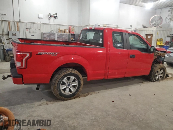 2015 Ford F-150 XLT with VIN 1FTEX1E8XFKF04042, listed as a Copart auction lot 50304345 with 115,702 mi miles and Salvage Title. Bid and sale history available at DreamBid. Image 3.