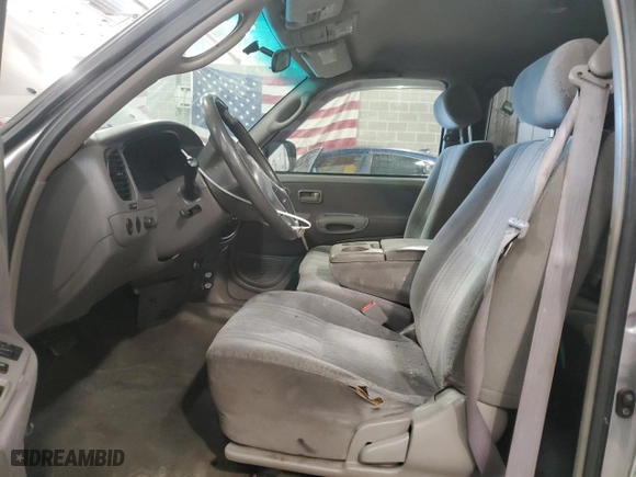 2002 Toyota Tundra SR5 with VIN 5TBRT34112S243196, listed as a Copart auction lot 46224555 with 0 mi miles and Salvage Title. Bid and sale history available at carsss.com. Image 7.