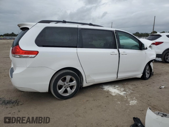 2014 Toyota Sienna LE AAS with VIN 5TDKK3DC8ES499840, listed as a Copart auction lot 46576365 with 3,731 mi miles and Non repairable. Bid and sale history available at DreamBid. Image 3.