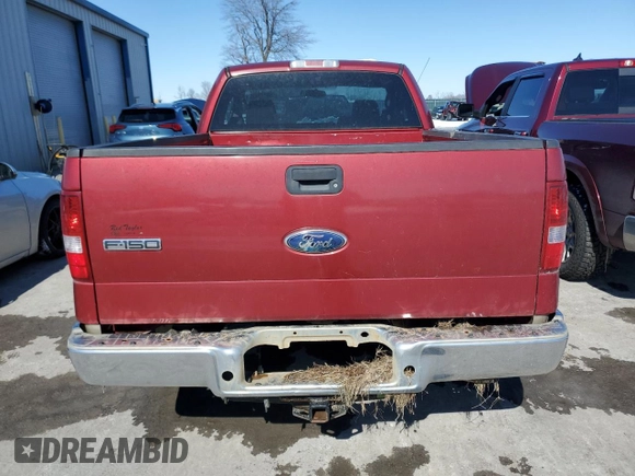 2008 Ford F-150 XL with VIN 1FTRF12W78KC74213, listed as a Copart auction lot 46517675 with 92,239 mi miles and Salvage title. Bid and sale history available at DreamBid. Image 6.