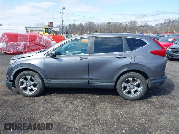 2018 Honda CR-V EX-L with VIN 7FARW2H87JE039574, listed as a IAAI auction lot 41741503 with 34,327 mi miles. Bid and sale history available at carsss.com. Image 14.