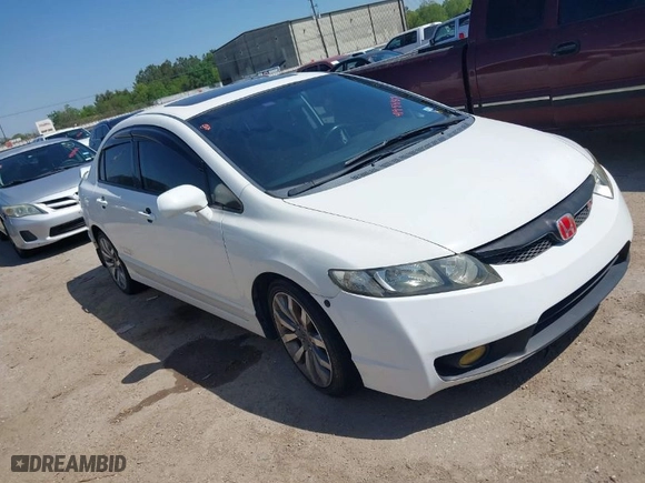 2008 Honda Civic Sdn Si with VIN 2HGFA555X8H709097, listed as a IAAI auction lot 41993149 with 219,146 mi miles. Bid and sale history available at carsss.com. Image 1.