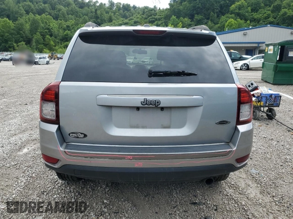 2017 Jeep Compass Sport with VIN 1C4NJCBAXHD166993, listed as a Copart auction lot 61578975 with 95,787 mi miles and Salvage title. Bid and sale history available at DreamBid. Image 6.