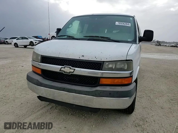 2010 Chevrolet Express Passenger LT z VIN 1GA2G1DG7A1107293, wystawiony jako Copart lot #78936284 z przebiegiem 178 012 mil mil oraz Szkoda całkowita • Salvage title. Historia ofert i sprzedaży dostępna na DreamBid. Obrazek 12.