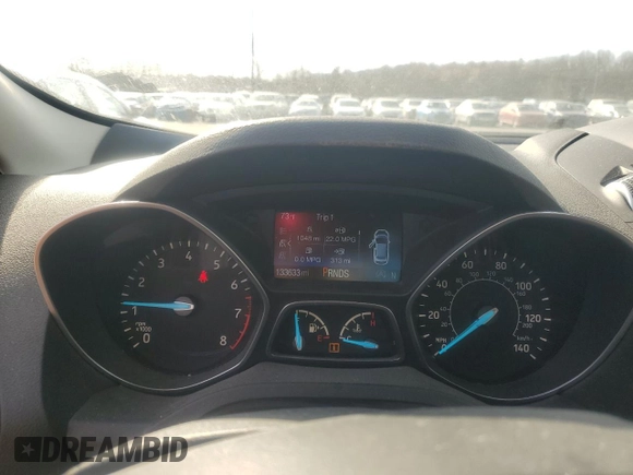 2017 Ford Escape Titanium with VIN 1FMCU0J99HUA37823, listed as a Copart auction lot 48224185 with 133,633 mi miles and Salvage Title. Bid and sale history available at DreamBid. Image 9.