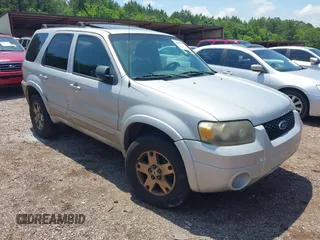 2005 Ford Escape Limited with VIN 1FMCU04165KD29345, listed as a IAAI auction lot 42193558 with 289,073 mi miles and . Bid and sale history available at DreamBid. Image 1.