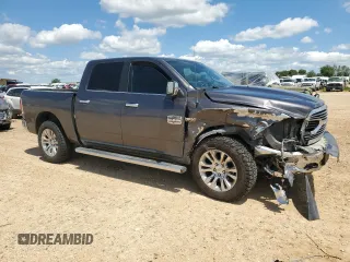 2018 Ram 1500 Longhorn with VIN 1C6RR7PT7JS194268, listed as a Copart auction lot 56565985 with 183,323 mi miles and Salvage title. Bid and sale history available at DreamBid. Image 4.