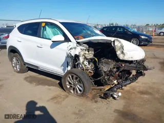 2018 Hyundai Tucson SEL with VIN KM8J3CA42JU708190, listed as a IAAI auction lot 41871486 with 1 mi miles. Bid and sale history available at carsss.com. Image 1.