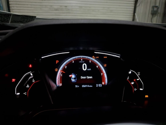 2019 Honda Civic Sedan Sport with VIN 2HGFC2F81KH594141, listed as a Copart auction lot 51942755 with 56,914 mi miles and Salvage Title. Bid and sale history available at carsss.com. Image 9.