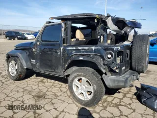 2019 Jeep Wrangler Sport S с VIN 1C4GJXAG9KW609099, выставлен на аукционе Copart как лот 44723915 с пробегом 128 046 миль миль и Списание • Salvage title. История ставок и продаж доступна на DreamBid. Изображение 2.