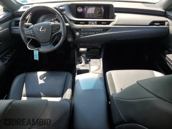 2021 Lexus ES 250 with VIN 58AD11D19MU006499, listed as a Copart auction lot 63091235 with 19,071 mi miles and Salvage title. Bid and sale history available at DreamBid. Image 8.