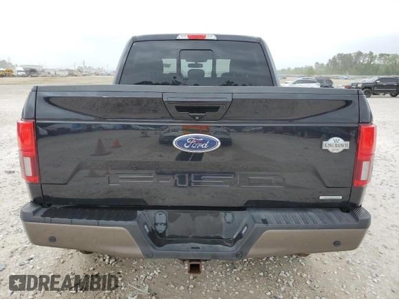 2019 Ford F-150 XL with VIN 1FTEW1E47KFC11931, listed as a Copart auction lot 51144795 with 125,831 mi miles and Salvage Title. Bid and sale history available at carsss.com. Image 6.