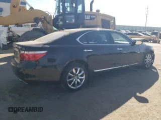 2007 Lexus LS 460 L with VIN JTHGL46FX75011432, listed as a Copart auction lot 42060325 with 137,954 mi miles and Salvage Title. Bid and sale history available at DreamBid. Image 3.