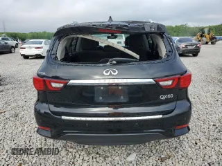 2019 Infiniti QX60 Luxe with VIN 5N1DL0MN7KC561596, listed as a Copart auction lot 53756085 with 77,041 mi miles and Salvage title. Bid and sale history available at DreamBid. Image 6.