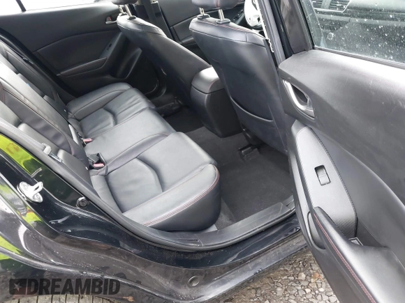 2015 Mazda 3 i Grand Touring with VIN JM1BM1W77F1230211, listed as a IAAI auction lot 41460344 with 106,544 mi miles and . Bid and sale history available at DreamBid. Image 8.