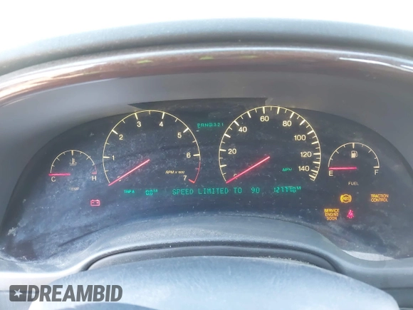 2002 Cadillac DeVille DTS with VIN 1G6KF57992U219921, listed as a IAAI auction lot 41261360 with 127,710 mi miles. Bid and sale history available at carsss.com. Image 7.