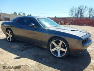 2015 Dodge Challenger R/T with VIN 2C3CDZAT2FH710640, listed as a IAAI auction lot 41753742 with 159,507 mi miles. Bid and sale history available at carsss.com. Image 1.