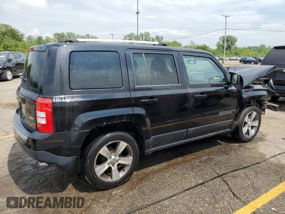 2017 Jeep Patriot High Altitude with VIN 1C4NJPFA3HD201925, listed as a Copart auction lot 64824444 with 80,547 mi miles and Clean Title. Bid and sale history available at carsss.com. Image 3.