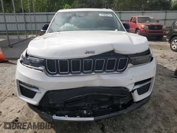 2022 Jeep Grand Cherokee with VIN 1C4RJYB65N8749633, listed as a Copart auction lot 51568275 with 27,913 mi miles and Salvage title. Bid and sale history available at DreamBid. Image 5.