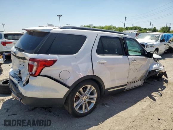 2017 Ford Explorer XLT with VIN 1FM5K7D82HGB87829, listed as a Copart auction lot 56467865 with 133,683 mi miles and Salvage title. Bid and sale history available at DreamBid. Image 3.