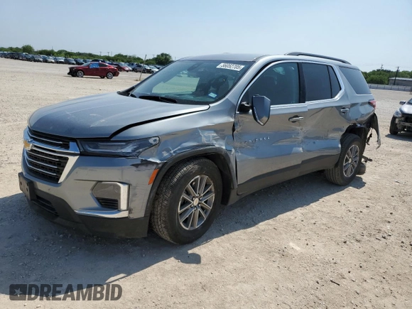 2023 Chevrolet Traverse LT Cloth с VIN 1GNERGKW7PJ341137, выставлен на аукционе Copart как лот 56052705 с пробегом 29 621 миль миль и Списание • Salvage title. История ставок и продаж доступна на DreamBid. Изображение 1.