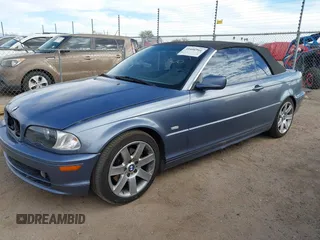2002 BMW 3 Series 325Ci with VIN WBABS33462JY59719, listed as a IAAI auction lot 41606966 with 104,306 mi miles and . Bid and sale history available at DreamBid. Image 2.
