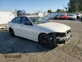 2022 BMW 3 Series M340i with VIN 3MW5U7J05N8C58784, listed as a Copart auction lot 82155364 with 23,376 mi miles and Salvage Title. Bid and sale history available at carsss.com. Image 10.