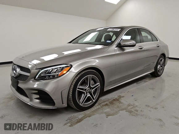 2020 Mercedes-Benz C 300 with VIN 55SWF8EB8LU323346, listed as a Copart auction lot 50419325 with 44,605 mi miles and Clean Title. Bid and sale history available at DreamBid. Image 1.
