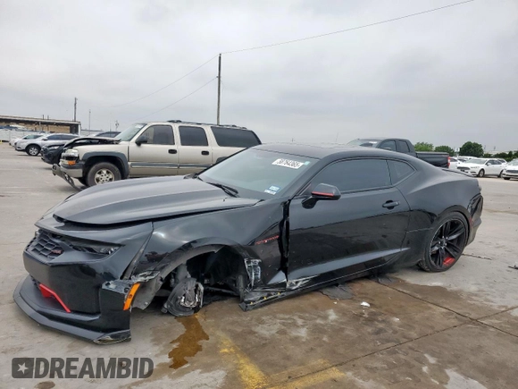 2021 Chevrolet Camaro 1LT with VIN 1G1FB1RS5M0132846, listed as a Copart auction lot 58764365 with 62,148 mi miles and Salvage title. Bid and sale history available at DreamBid. Image 1.