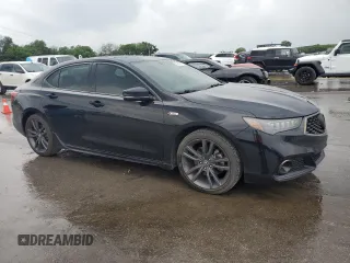 2019 Acura TLX w/A-Spec Pkg with VIN 19UUB3F68KA006619, listed as a Copart auction lot 59289515 with 120,539 mi miles and Salvage title. Bid and sale history available at DreamBid. Image 4.