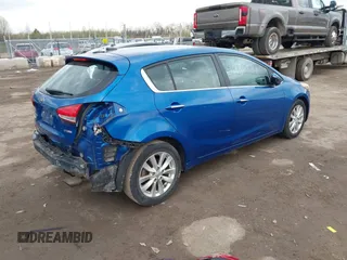 2015 Kia Forte 5-Door EX with VIN KNAFX5A85F5304442, listed as a IAAI auction lot 41886814 with 111,564 mi miles. Bid and sale history available at carsss.com. Image 4.