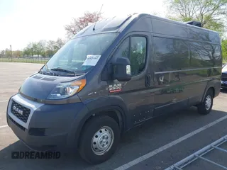 2020 Ram ProMaster Cargo with VIN 3C6TRVDG7LE110120, listed as a IAAI auction lot 41929585 with 65,457 mi miles. Bid and sale history available at carsss.com. Image 2.